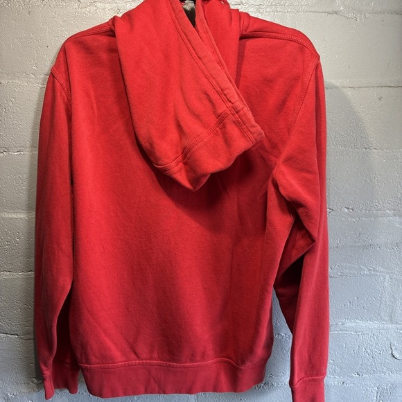 Nike Men's Red Fleece Full Zip Hoodie Sweatshirt, Hooded, Pockets, Size M - Picture 3 of 7